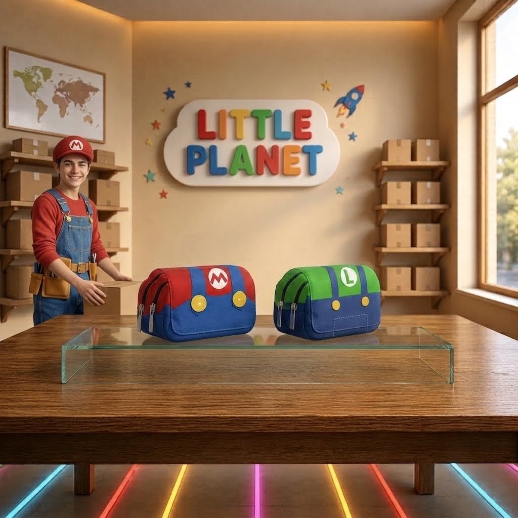 Estuche Escolar Doble Compartimento Super Mario Bros- Edicion.