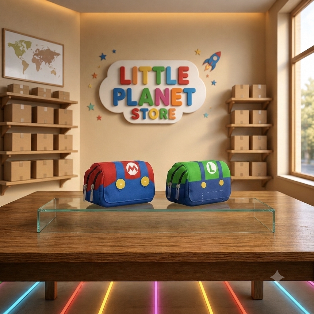 Estuche Escolar Doble Compartimento Super Mario Bros- Edicion.