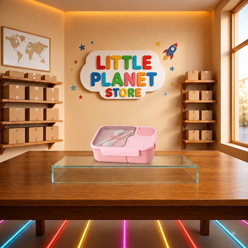 Fiambrera Bento 1450ml con Cubiertos | Little Planet