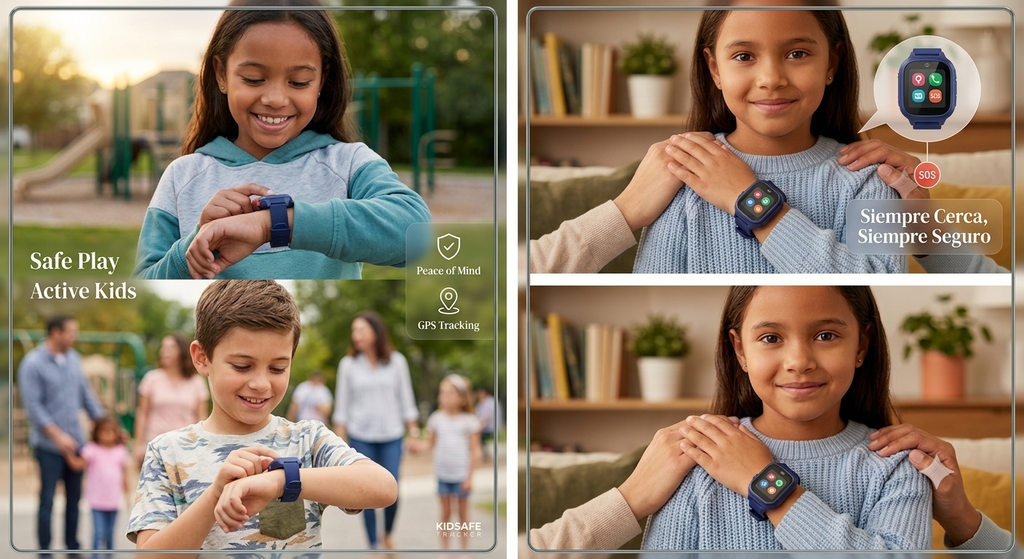 Reloj Inteligente Infantil 4G con GPS y Videollamada y Seguridad
