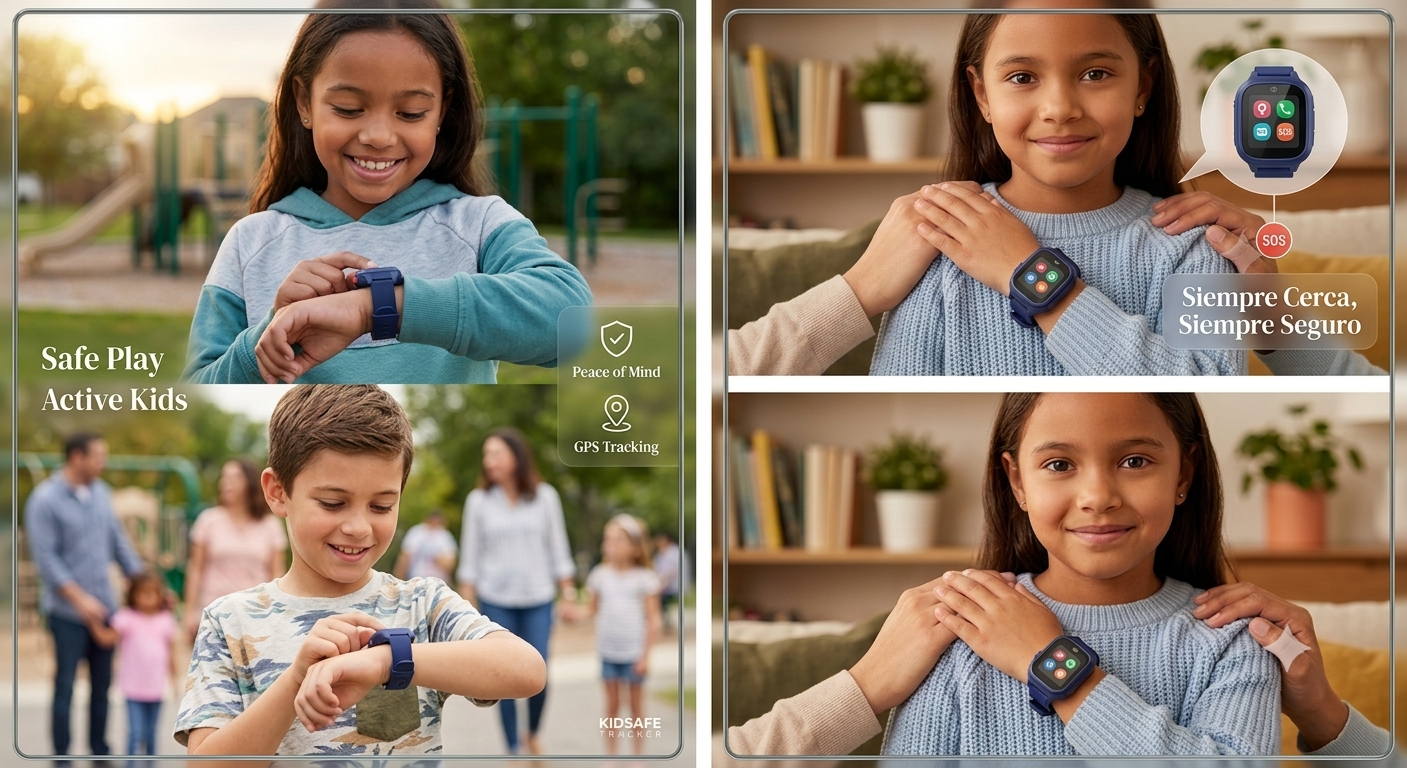 Reloj Inteligente Infantil 4G con GPS y Videollamada y Seguridad