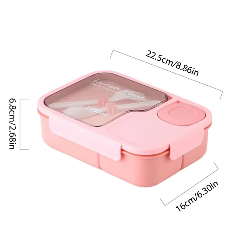 Fiambrera Bento 1450ml con Cubiertos | Little Planet