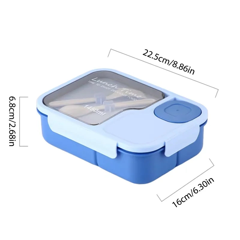 Fiambrera Bento 1450ml con Cubiertos | Little Planet