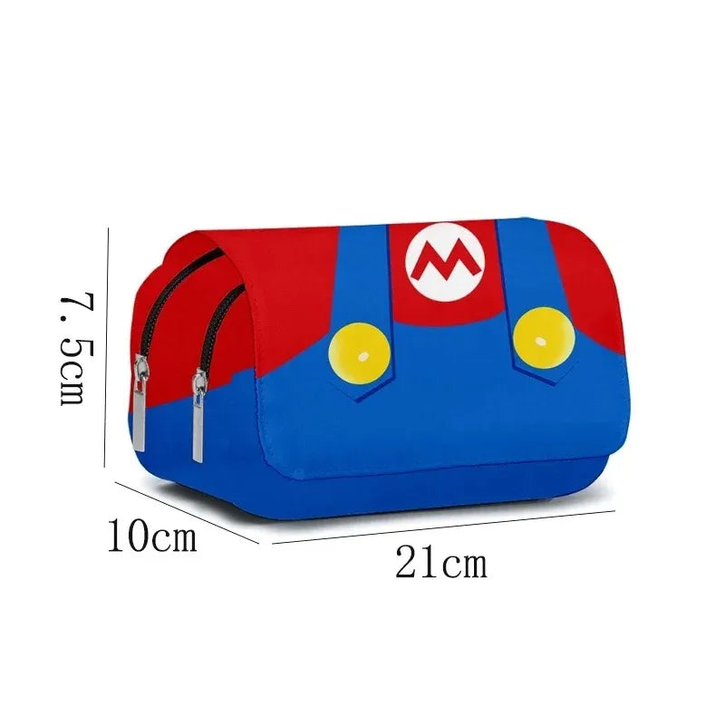 Estuche Escolar Doble Compartimento Super Mario Bros- Edicion.