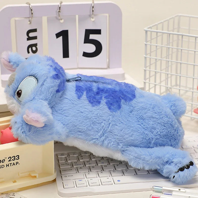 Stitch-Estuche Portalápices Peluche Azul | Little Planet