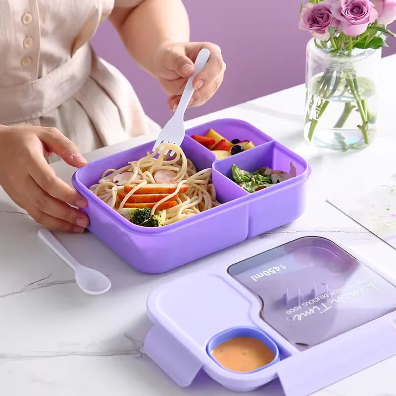 Fiambrera Bento 1450ml con Cubiertos | Little Planet