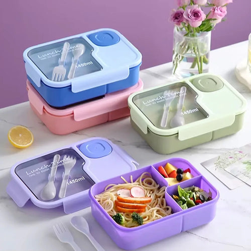 Fiambrera Bento 1450ml con Cubiertos | Little Planet